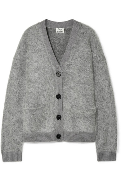 acne grey cardigan