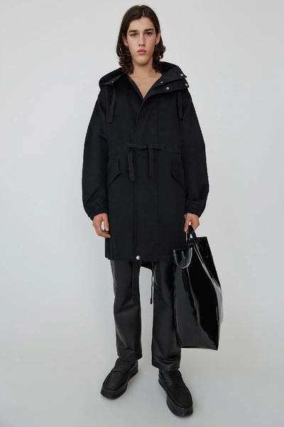 【Acne Studios】Fishtail Parka Acne Studios Fishtail Parka Black | ModeSens
