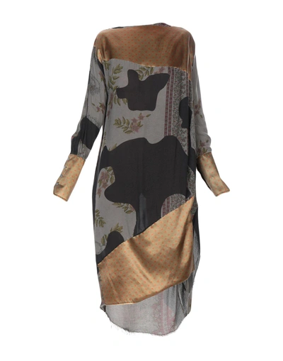 Vivienne Westwood Anglomania Midi Dresses In Khaki