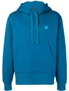 Acne Studios Hooded Sweatshirt Teal Blue