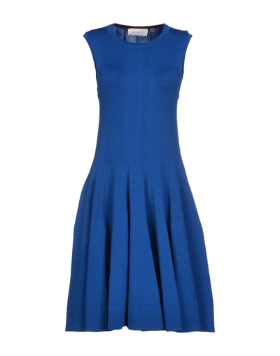 A.l.c Short Dress In Bright Blue
