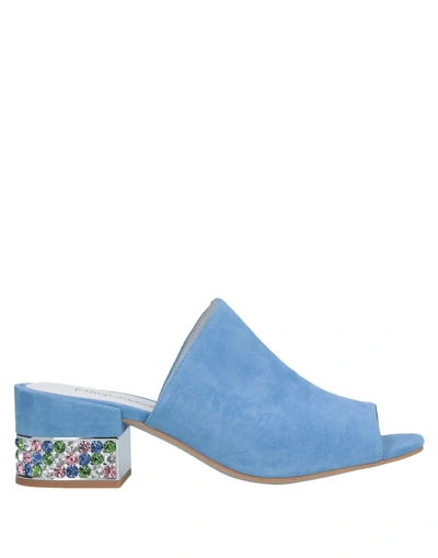 Jeffrey Campbell Sandals In Sky Blue