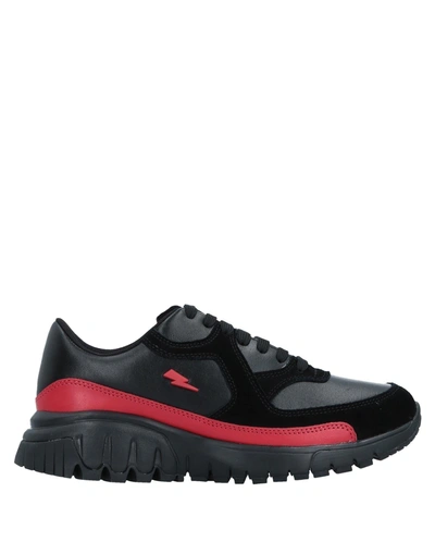 Neil Barrett B L A C K- R E D Sneakers In Black