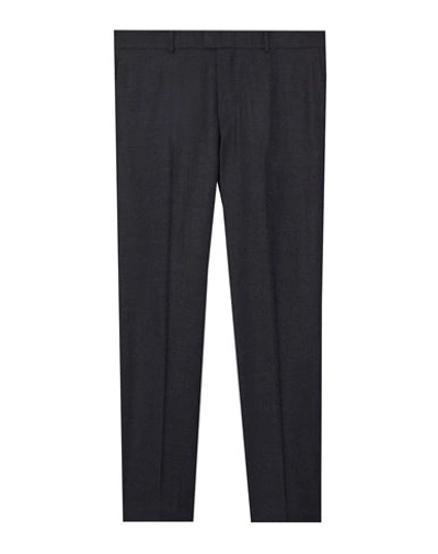 Cos Man Pants Navy Blue Size 38 Wool In Grey