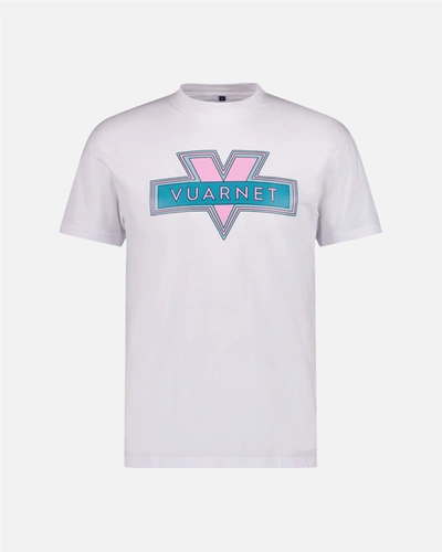 Vuarnet Dogtown Logo T-shirt In White/pink