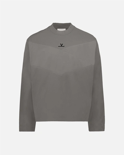 Vuarnet Long Sleeve Technical T-shirt In Grey