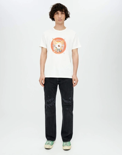 Re/done Classic "eye Ball" Tee In S