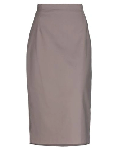Les Copains 3/4 Length Skirts In Dove Grey