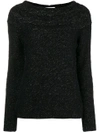 Blugirl Crew Neck Sweater - Black