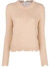 Blugirl Cut Out Knit Sweater - Neutrals