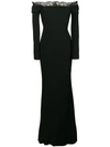 Alexander Mcqueen Strapless Empire Dress In Black