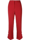 Stella Mccartney Classic Cropped Trousers Red