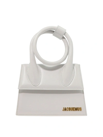Jacquemus Le Chiquito Noeud Handbag In White
