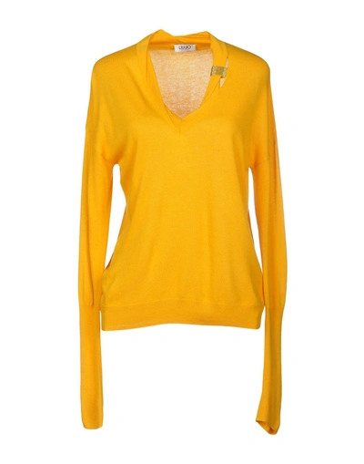 Liu •jo Sweater In Ocher