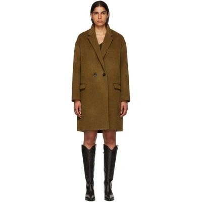 Isabel Marant Tan Filipo Coat In 50bz Bronze