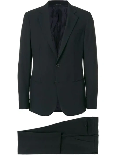 Giorgio Armani Two Piece Suit In Blue