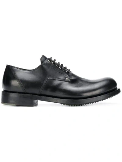 Rick Owens Classic Lace-up Shoes In Black