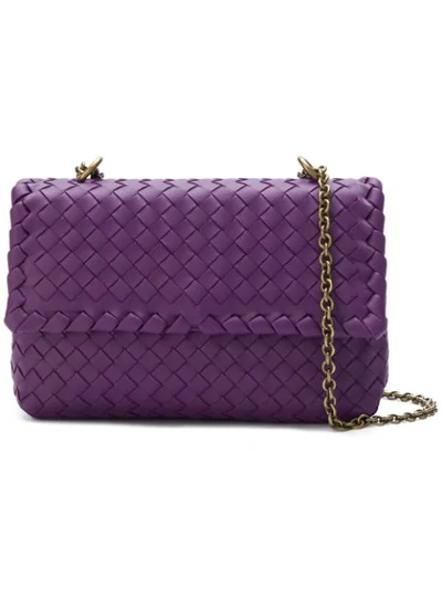 Bottega Veneta Intrecciato Baby Bag - Purple