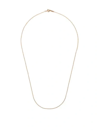 Tiffany & Co 18kt Rose Gold 20” Long Chain In Metallic