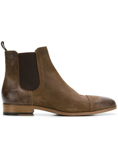 The Last Conspiracy Flat Ankle Boots - Brown