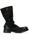 The Last Conspiracy Rear Zipped Ankle Boots In Black