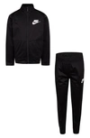 Nike Kids' Tricot Track Jacket & Joggers Set In Black