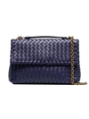 Bottega Veneta 'olympia' Umhängetasche - Blau In Blue