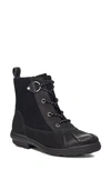 Ugg Hapsburg Waterproof Duck Boot In Black Leather