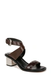 Vince Women's Dalia Leather Strappy Sandals In Cacao Brown