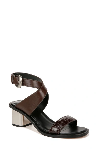 Vince Women's Dalia Leather Strappy Sandals In Cacao Brown