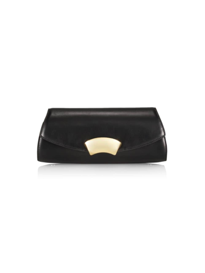 3.1 Phillip Lim Id Logo-engraved Clutch Bag In Black