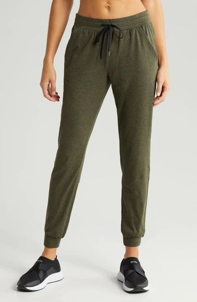 Zella Restore Soft Lite Joggers In Olive Night