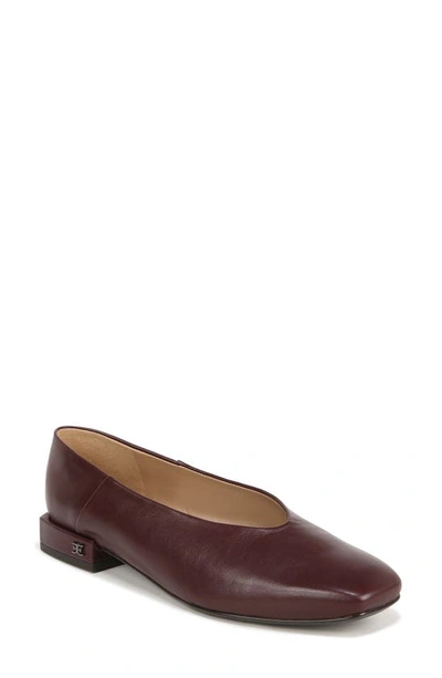 Sam Edelman Kasey Flat In French Burgundy