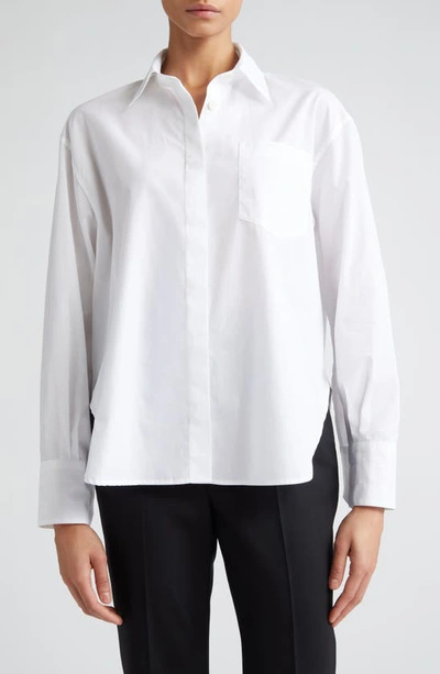 Maria Mcmanus Organic Cotton Button-up Shirt In White