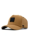 Melin Coronado Anchored Hydro Performance Snapback Baseball Cap In Peanut Butter