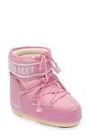 Moon Boot Classic Low 2 Water Repellent Nylon Boot In Pink