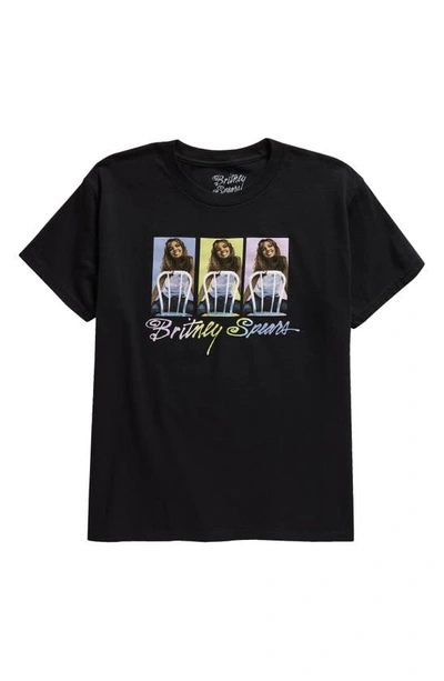 Philcos Kids' Britney Spears Graphic T-shirt In Black