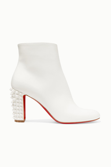 louboutin ankle boots with spikes