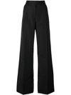 Prada Tailored Flared Trousers - Black