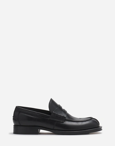 Lanvin Leather Medley Loafers For Male In Black