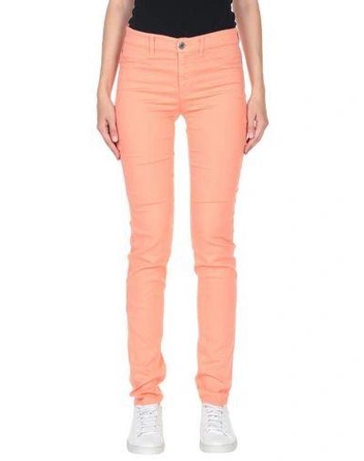 Armani Jeans Casual Pants In Coral