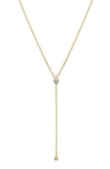 La Rocks Opal & Cz Pendant Necklace In Gold