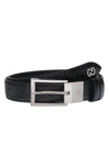 Gucci Reversible Signature Leather Belt In Red