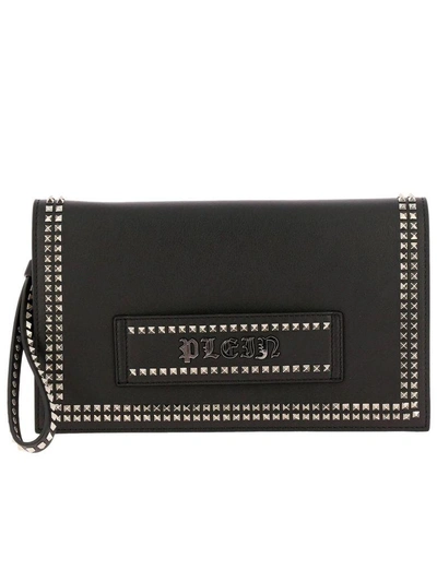 Philipp Plein Clutch Shoulder Bag Women  In Black