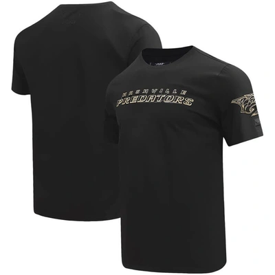 Pro Standard Black Nashville Predators Wordmark T-shirt
