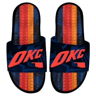 Islide Black Oklahoma City Thunder 2023/24 City Edition Gel Slide Sandals