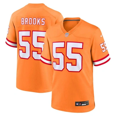 Nike Kids' Youth  Derrick Brooks Orange Tampa Bay Buccaneers Retired Player Game Jersey
