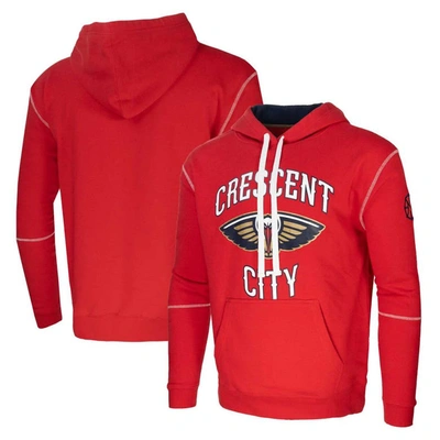 Stadium Essentials Unisex Red New Orleans Pelicans Monument Pullover Hoodie