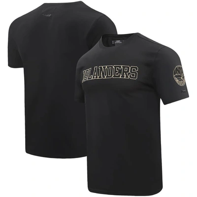 Pro Standard Black New York Islanders Wordmark T-shirt