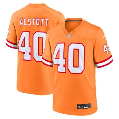 Nike Kids' Youth  Mike Alstott Orange Tampa Bay Buccaneers Retired Player Game Jersey